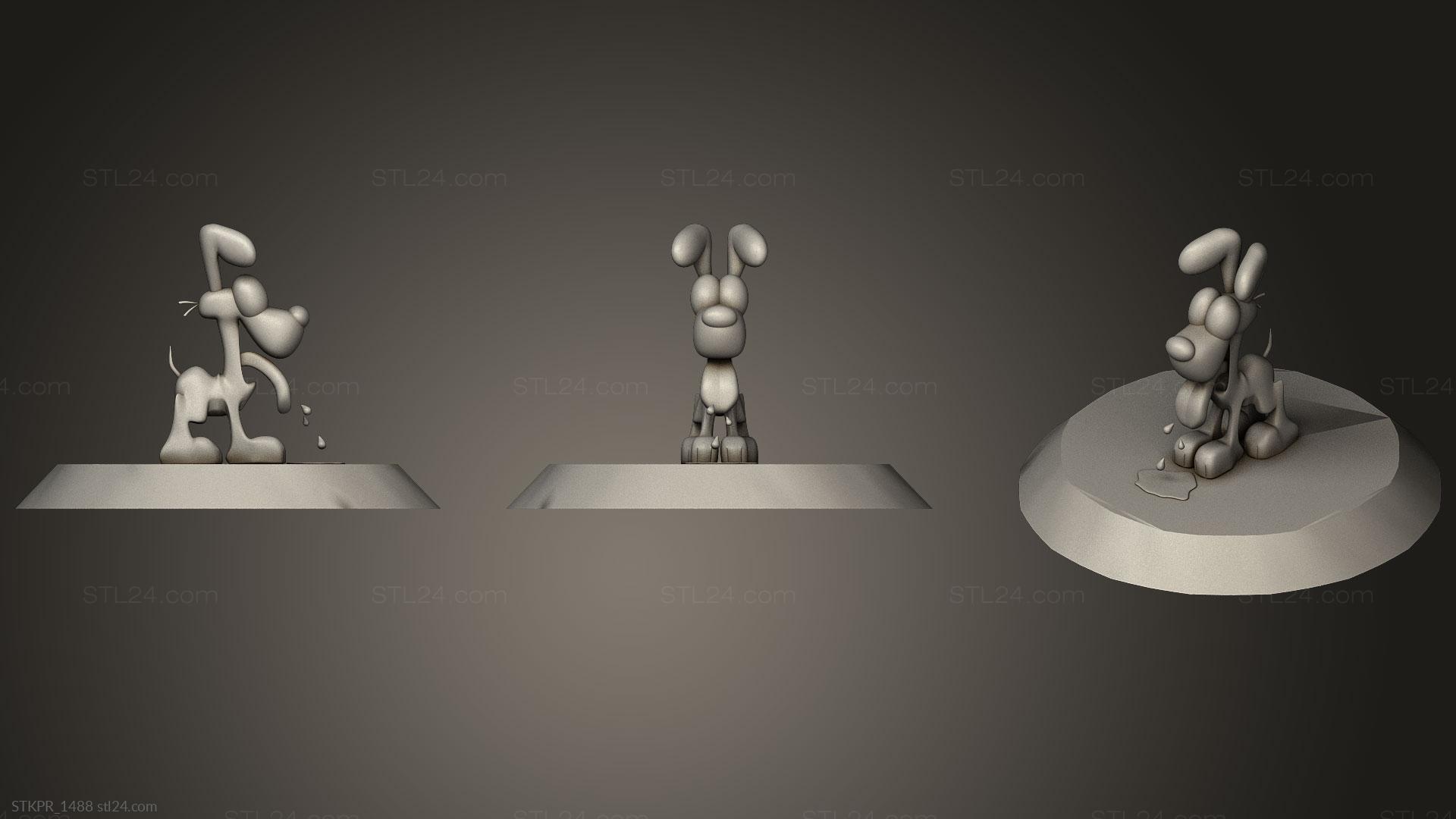 Упрощенная фигурка ласки в кубизме. Simple Figure. Easy simple Ghost Figure. 1488 3